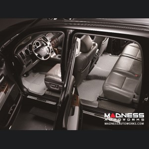 Nissan Frontier Crew Cab Floor Mats (Set of 3) - Gray by 3D MAXpider