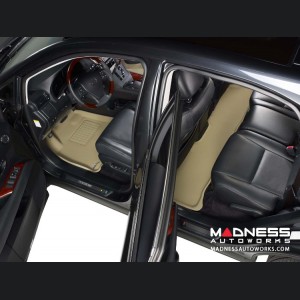 Nissan Frontier Crew Cab Floor Mats (Set of 3) - Tan by 3D MAXpider