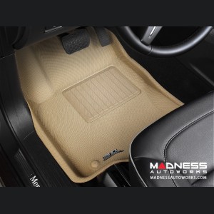 Ford Focus Floor Mats (Set of 2) - Front - Tan by 3D MAXpider
