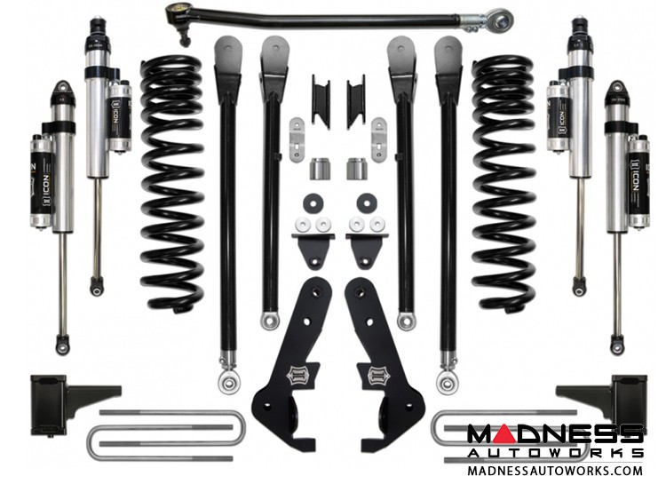 Ford F-350 4WD Suspension System - Stage 4 - 4.5"