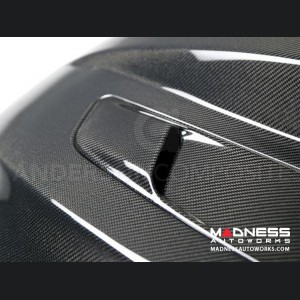 Ford Mustang Double Sided Cowl hood - Carbon Fiber - (2015-2017)