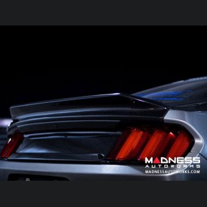 Ford Mustang Decklid w/ Integrated Spoiler  by Anderson Composites - Carbon Fiber