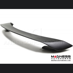 Ford Mustang Rear Spoiler by Anderson Composites - Fiberglass - GT350r Style - Type GR