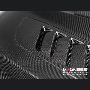 Ford Mustang Hood by Anderson Composites - "Ram Air" - Carbon Fiber