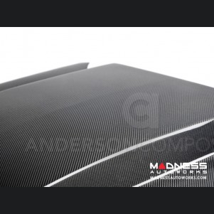 Ford Mustang Hood by Anderson Composites - Carbon Fiber - "Cowl"