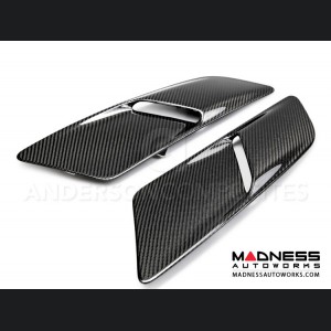Ford Mustang GT Hood Vents by Anderson Composites - Carbon Fiber - Type OE