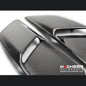 Ford Mustang GT Hood Vents by Anderson Composites - Carbon Fiber - Type OE