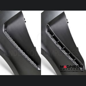 Ford Mustang Front Fenders - Anderson Composites - Fiberglass Set - GT 350 Style