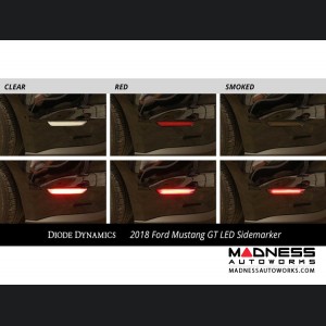 Ford Mustang Side Markers - set of 2 - LED - Smoked