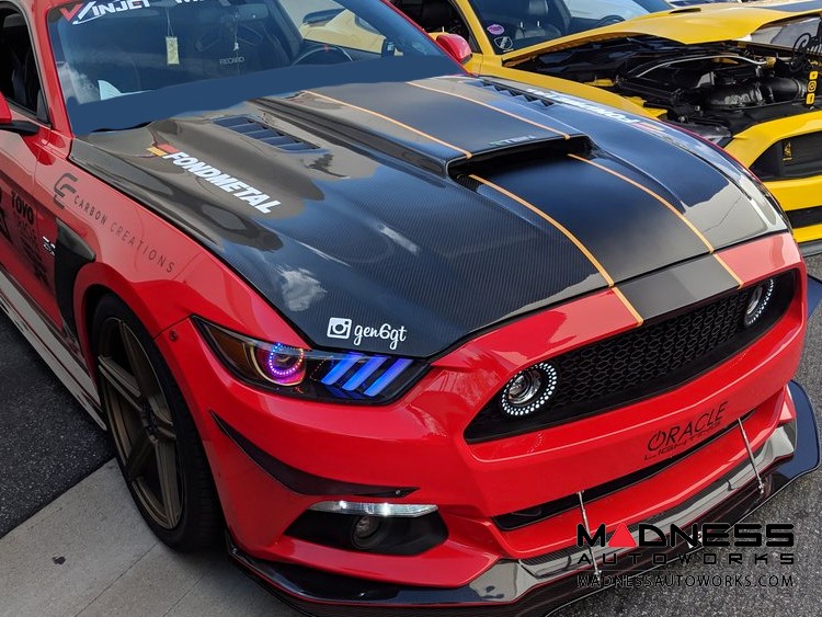 Ford Mustang V6/ GT/ Shelby Oracle Dynamic Colorshift DRL w/ Halo Kit - (2015-2017)