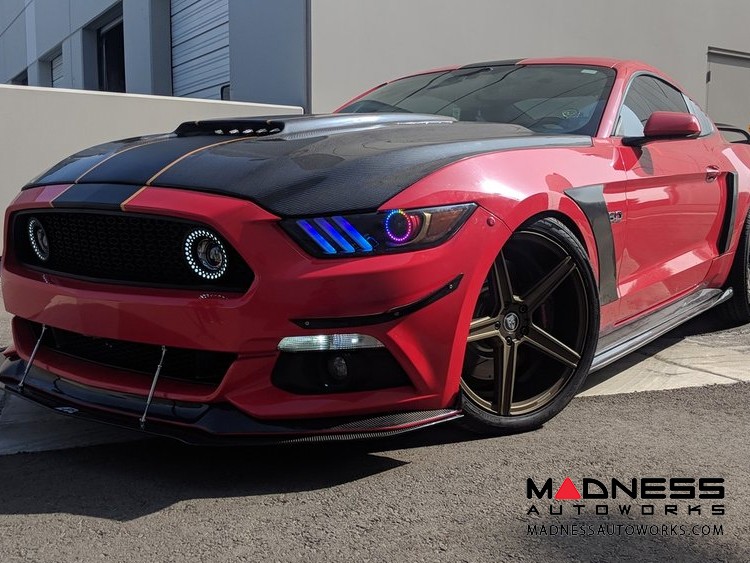 Ford Mustang V6/ GT/ Shelby Oracle Dynamic Colorshift DRL w/ Halo Kit - (2015-2017)