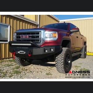 GMC Sierra 1500 Stealth Front Winch Bumper Pre-Runner Guard - Smittybilt XRC - Texture Black WARN M12000