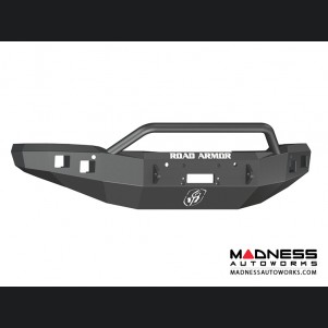 GMC Sierra 1500 Stealth Front Winch Bumper Pre-Runner Guard - Smittybilt XRC - Texture Black WARN M12000