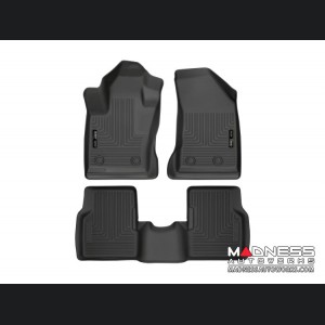 Jeep Compass Floor Liners (set of 3) - Front and Rear - Black by Husky Liners