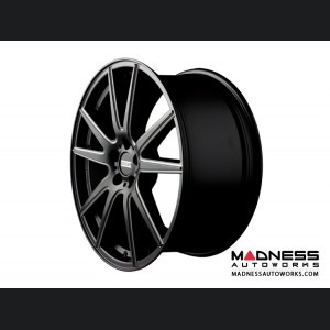 Infiniti G37 Coupe Custom Wheels by Fondmetal - Black Milled