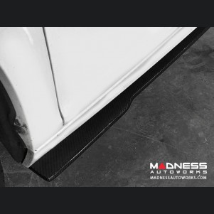 Audi R8 Car Side Skirt Extensions - Carbon Fiber - Set