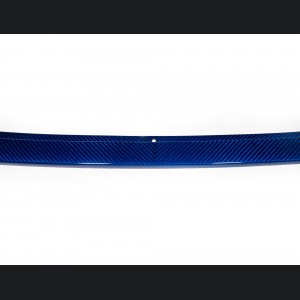 Jaguar F-Type Center Front Lip Splitter - Carbon Fiber - Blue Candy