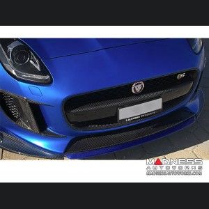 Jaguar F-Type Exterior Trim - Carbon Fiber -  Front Center Splitter Lip