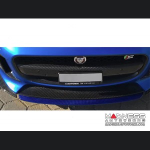 Jaguar F-Type Exterior Trim - Carbon Fiber -  Front Center Splitter Lip