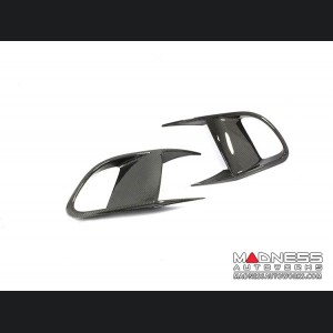 Jaguar F-Type Exterior Trim - Carbon Fiber - Extended Flap Bumper Intercooler Frame 