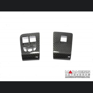 Jaguar F-Type Interior Trim - Carbon Fiber - Window Switch Control Cover Kit