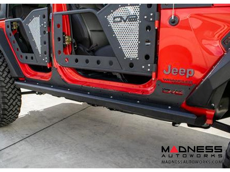 Jeep Wrangler JL Rocker Guards w/ Rock Skins - 4 Door