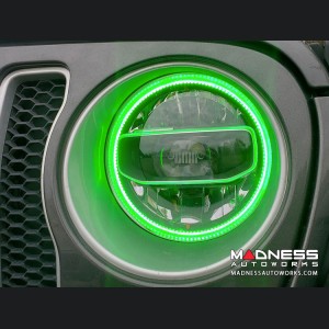 Jeep Wrangler JL LED Headlight Halo Kit - RGBW  