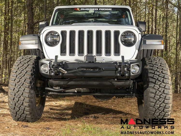 Jeep Wrangler JL Arcus Front Bumper w/ Winch Tray & Tow Hooks