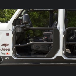 Jeep Gladiator Front Tube Doors - Black Powdercoat