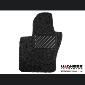 Jeep Renegade All Weather Floor Mats - Front + Rear - Rubber Woven Carpet - Black 