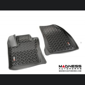 Jeep Renegade Floor Liner Front by Rugged Ridge - All Weather - Black