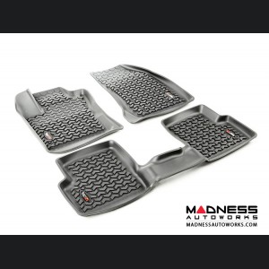 Jeep Renegade Floor Liner Set by Rugged Ridge - All Weather - Black
