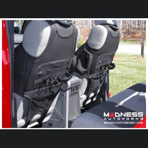 Jeep Wrangler JL Neoprene Front Seat Vests - Black