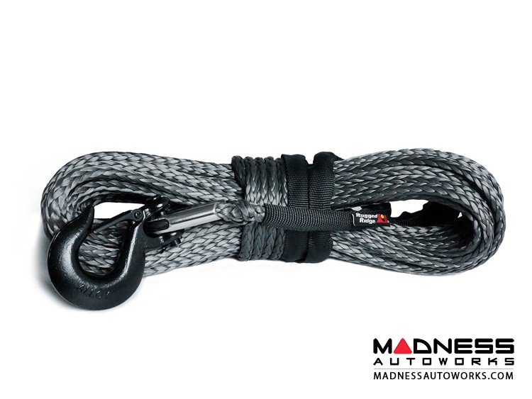 Jeep Wrangler JL Dark Gray Synthetic Winch Line - 22,500 lbs. -  7/16 in. x 90 ft.