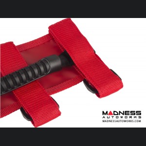 Jeep Wrangler JK Ultimate Grab Handle Kit - Red