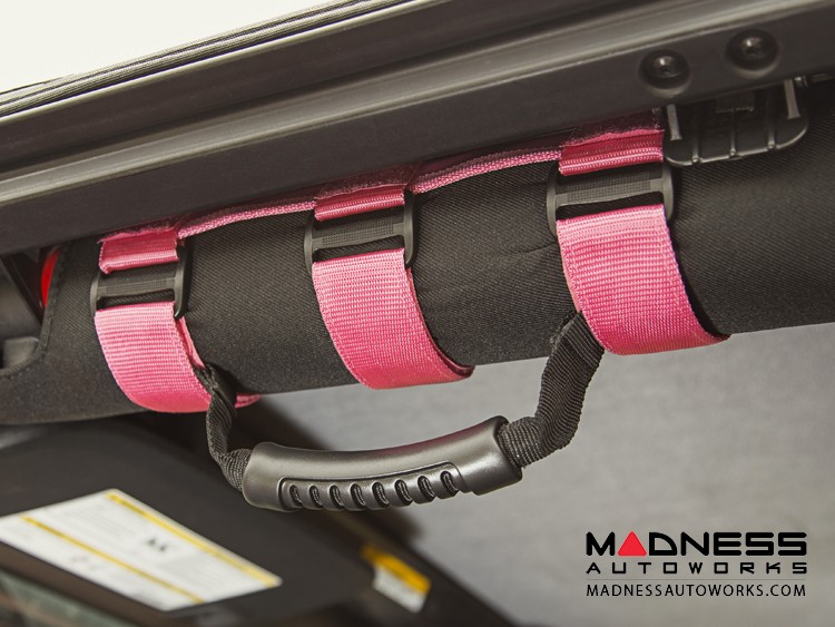 Jeep Wrangler JL Ultimate Grab Handle Kit - Pink