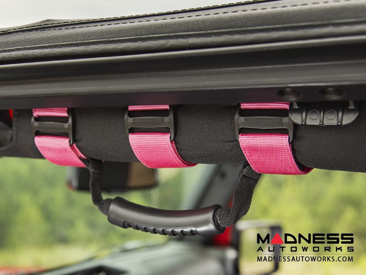 Jeep Wrangler JL Ultimate Grab Handle Kit - Pink