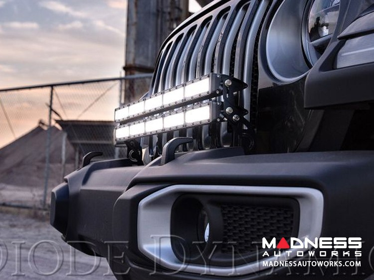 Jeep Wrangler JL Bumper LED Light Bar Kit - Two 30" Light Bars