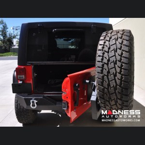 Jeep Wrangler JK Rear Bumper & Tire Carrier - Textured Black
