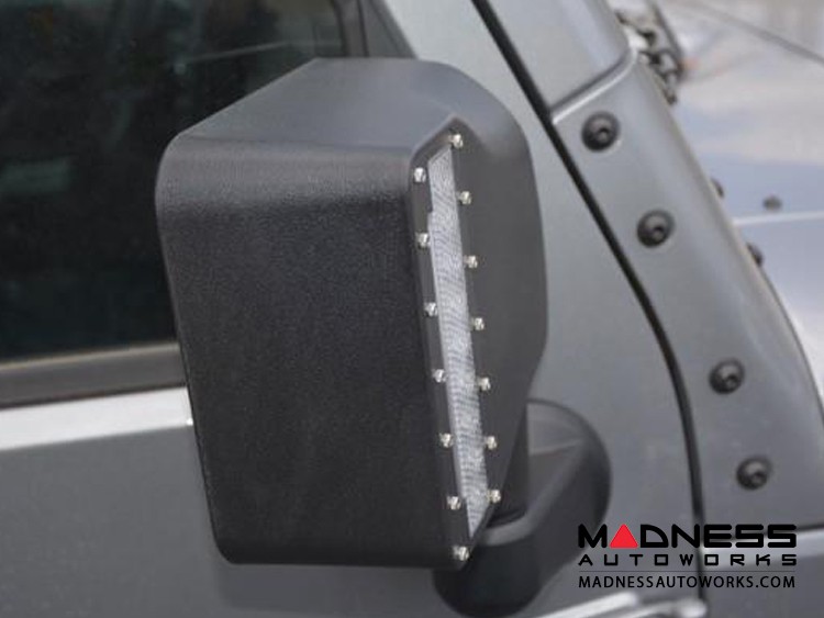 Jeep Wrangler JK LED Mirror Housing w/ Turn signals 