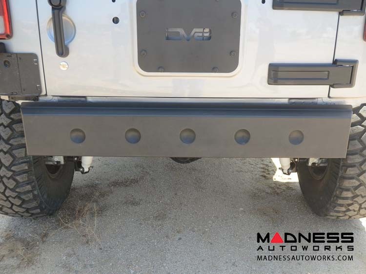 Jeep Wrangler JK Hammer Forged Rear Bumper - Mid Width - Steel - FS-15