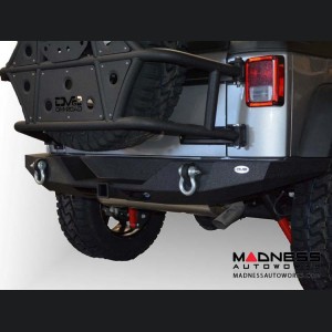 Jeep Wrangler JK Full Length Bumper - Rear - Textured Black Powder Coat