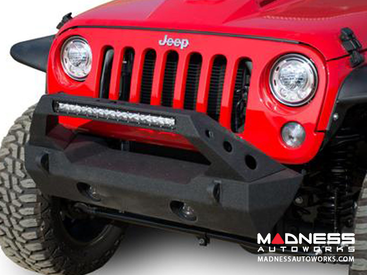 Jeep Wrangler JK Stubby Bumper - Front - MADNESS Autoworks - Auto Parts ...