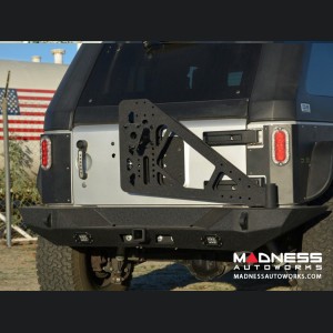 Jeep Wrangler JK Tire Carrier - Black - (ADD ON FOR RS-10 & 11) 