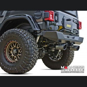 Jeep Wrangler JL Performance Exhaust System - Dual Exit Axle-Back - Patriot Series - Black Ceramic - 2.0L