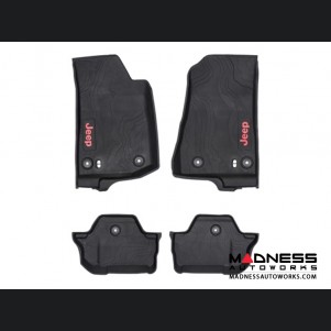 Jeep Wrangler JL Floor Mats - All Weather - 2 Door