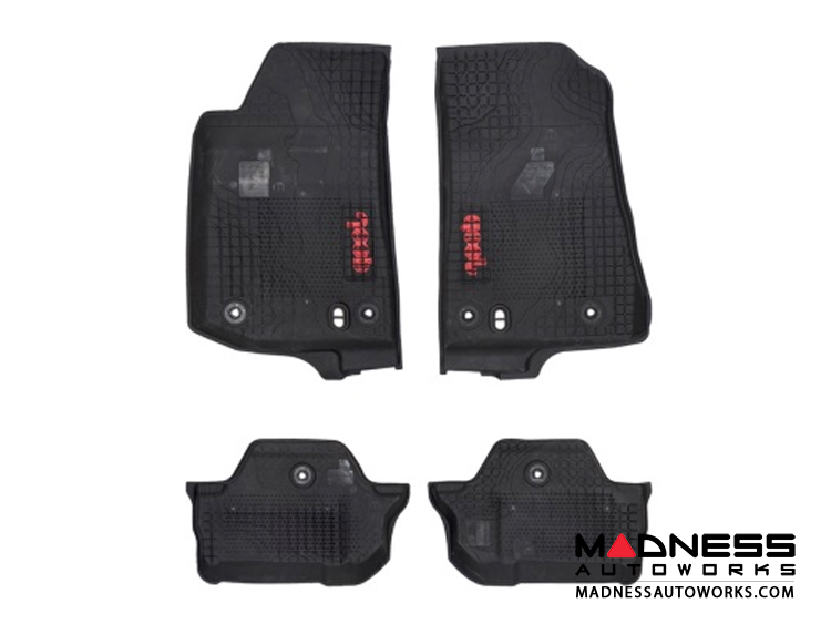 Jeep Jeep Wrangler Jl Floor Mats All Weather 2 Door