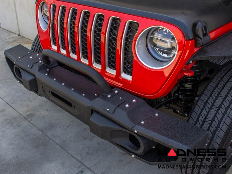 Jeep Gladiator JT Modular Front Bumper w/ Bull Bar - MADNESS Autoworks ...