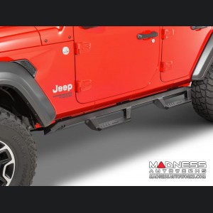 Jeep Wrangler JL Nerf Bar - EpYx Style - N-Fab - Textured Black