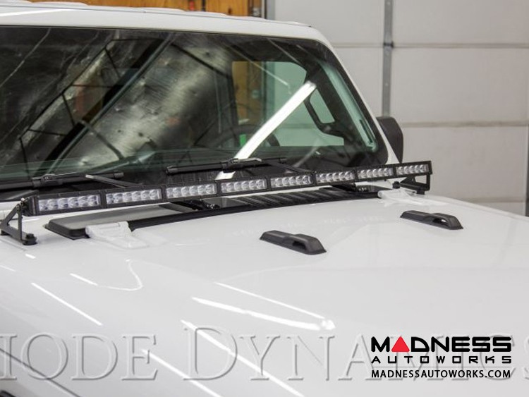 Jeep Wrangler JL LED Light Bar w/ Bracket - 50" - White Driving